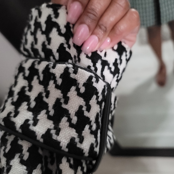 Calvin Klein Houndstooth wool blend coat - Picture 7 of 10